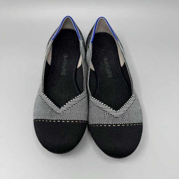 Rothy’s The Flat Grey Mist Captoe Women’s Size 8 Loafer - Picture 5 of 9
